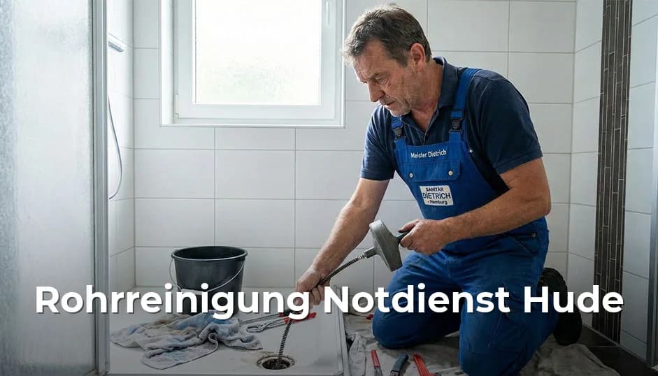 24h Notdienst Rohrreinigung Hude 24/7 Notdienst Rohrreinigung Hude Niedersachsen - Schnelle Hilfe bei Verstopfungen, WC verstopft, Abfluss verstopft in Hude und Umgebung