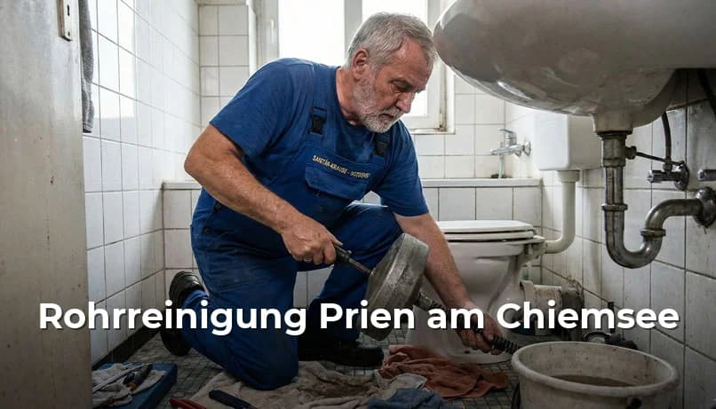 Rohrreinigung Prien am Chiemsee - 24/7 Notdienst Professionelle Rohrreinigung und Kanalreinigung Prien am Chiemsee Bayern - Schnelle Hilfe bei Verstopfungen, Abflussproblemen und Rohrbrüchen in Prien am Chiemsee und Rosenheim