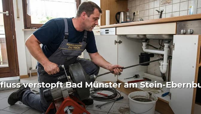 Rohrreinigung Service Bad Münster am Stein-Ebernburg - Ihr zuverlässiger Partner Rohrreinigung Service Bad Münster am Stein-Ebernburg Rheinland-Pfalz - Zuverlässiger Partner für alle Rohrprobleme, Verstopfungen und Kanalprobleme in Bad Münster am Stein-Ebernburg und Bad Kreuznach. Erfahrene Experten mit modernster Technik.