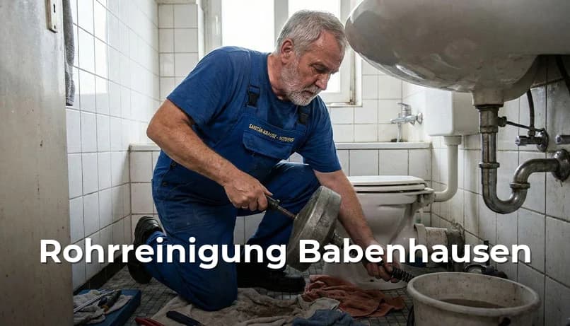 Rohrreinigung Babenhausen - 24/7 Notdienst Professionelle Rohrreinigung und Kanalreinigung Babenhausen Bayern - Schnelle Hilfe bei Verstopfungen, Abflussproblemen und Rohrbrüchen in Babenhausen und Unterallgäu