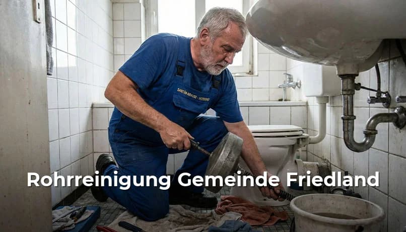 Rohrreinigung Gemeinde Friedland - 24/7 Notdienst Professionelle Rohrreinigung und Kanalreinigung Gemeinde Friedland Niedersachsen - Schnelle Hilfe bei Verstopfungen, Abflussproblemen und Rohrbrüchen in Gemeinde Friedland und Göttingen
