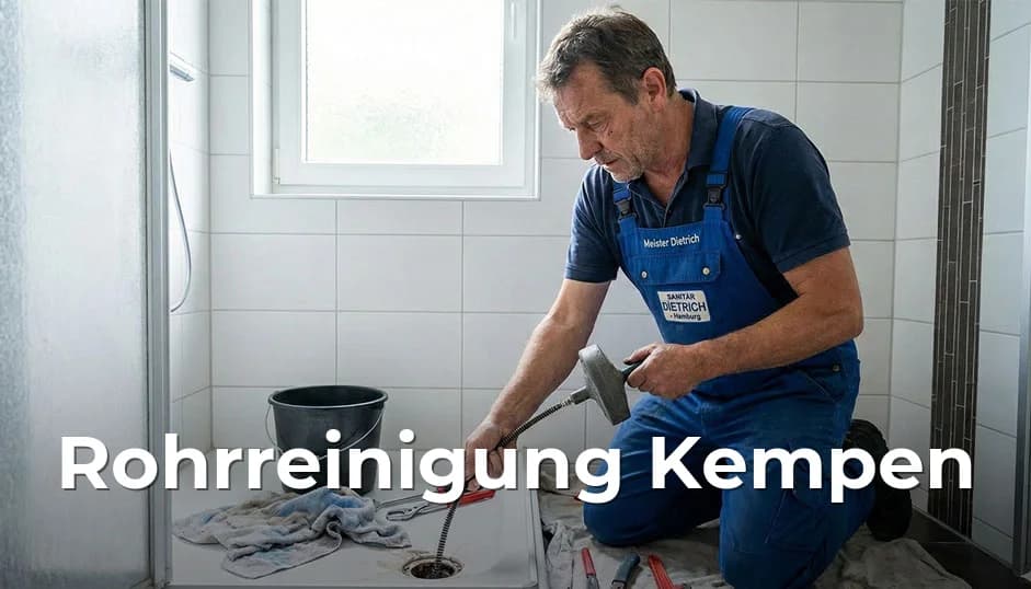 Rohrreinigung Kempen - 24/7 Notdienst Professionelle Rohrreinigung und Kanalreinigung Kempen Nordrhein-Westfalen - Schnelle Hilfe bei Verstopfungen, Abflussproblemen und Rohrbrüchen in Kempen und Viersen