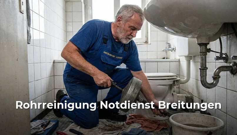 24h Notdienst Rohrreinigung Breitungen 24/7 Notdienst Rohrreinigung Breitungen Thüringen - Schnelle Hilfe bei Verstopfungen, WC verstopft, Abfluss verstopft in Breitungen und Umgebung