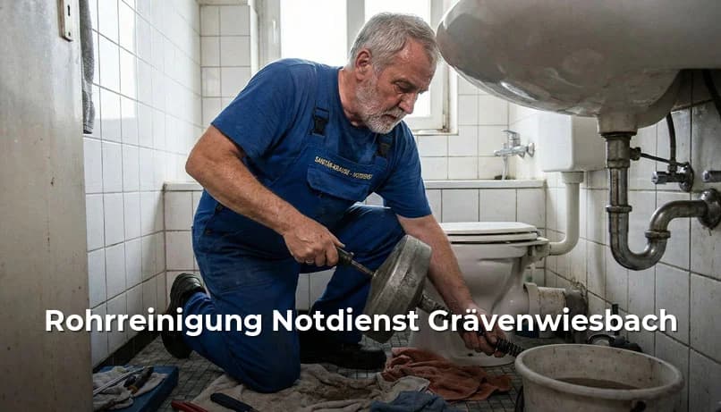 24h Notdienst Rohrreinigung Grävenwiesbach 24/7 Notdienst Rohrreinigung Grävenwiesbach Hessen - Schnelle Hilfe bei Verstopfungen, WC verstopft, Abfluss verstopft in Grävenwiesbach und Umgebung