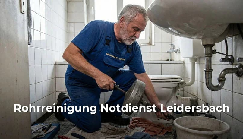 24h Notdienst Rohrreinigung Leidersbach 24/7 Notdienst Rohrreinigung Leidersbach Bayern - Schnelle Hilfe bei Verstopfungen, WC verstopft, Abfluss verstopft in Leidersbach und Umgebung