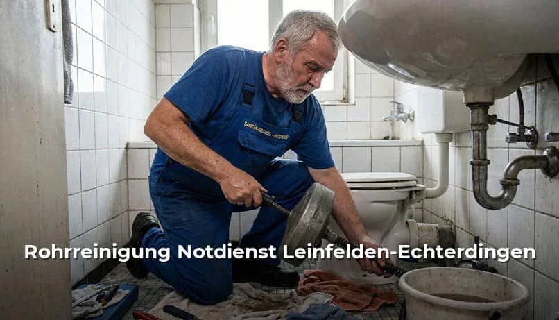24h Notdienst Rohrreinigung Leinfelden-Echterdingen 24/7 Notdienst Rohrreinigung Leinfelden-Echterdingen Baden-Württemberg - Schnelle Hilfe bei Verstopfungen, WC verstopft, Abfluss verstopft in Leinfelden-Echterdingen und Umgebung