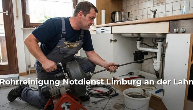 24h Notdienst Rohrreinigung Limburg an der Lahn 24/7 Notdienst Rohrreinigung Limburg an der Lahn Hessen - Schnelle Hilfe bei Verstopfungen, WC verstopft, Abfluss verstopft in Limburg an der Lahn und Umgebung