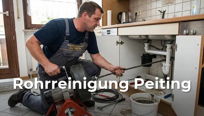 Rohrreinigung Peiting - 24/7 Notdienst Professionelle Rohrreinigung und Kanalreinigung Peiting Bayern - Schnelle Hilfe bei Verstopfungen, Abflussproblemen und Rohrbrüchen in Peiting und Weilheim-Schongau