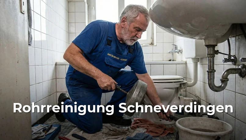 Rohrreinigung Schneverdingen - 24/7 Notdienst Professionelle Rohrreinigung und Kanalreinigung Schneverdingen Niedersachsen - Schnelle Hilfe bei Verstopfungen, Abflussproblemen und Rohrbrüchen in Schneverdingen und Heidekreis
